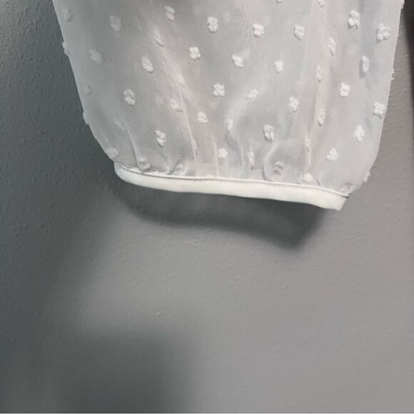 Floral Loose Fitting Blouse w/Sheer Sleeves Size XL - Picture 5 of 9